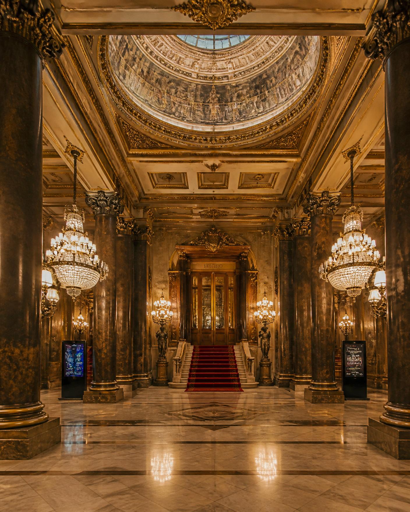 Acceso al Teatro Fernando de Rojas del Círculo de Bellas Artes de Madrid